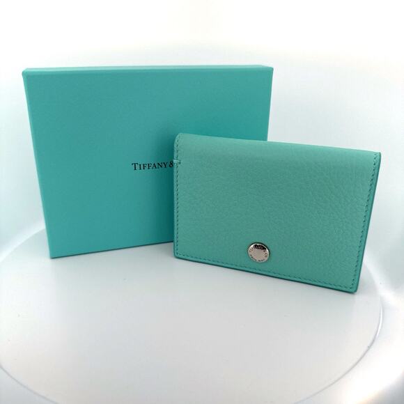 Tiffany & Co. Return to Tiffany™ Leather Compact Wallet in Tiffany Blue - Picture 1 of 4